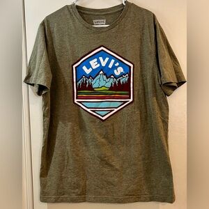 LEVI’S Mountain Lake Logo Short Sleeve T-Shirt Men’s Size: XL